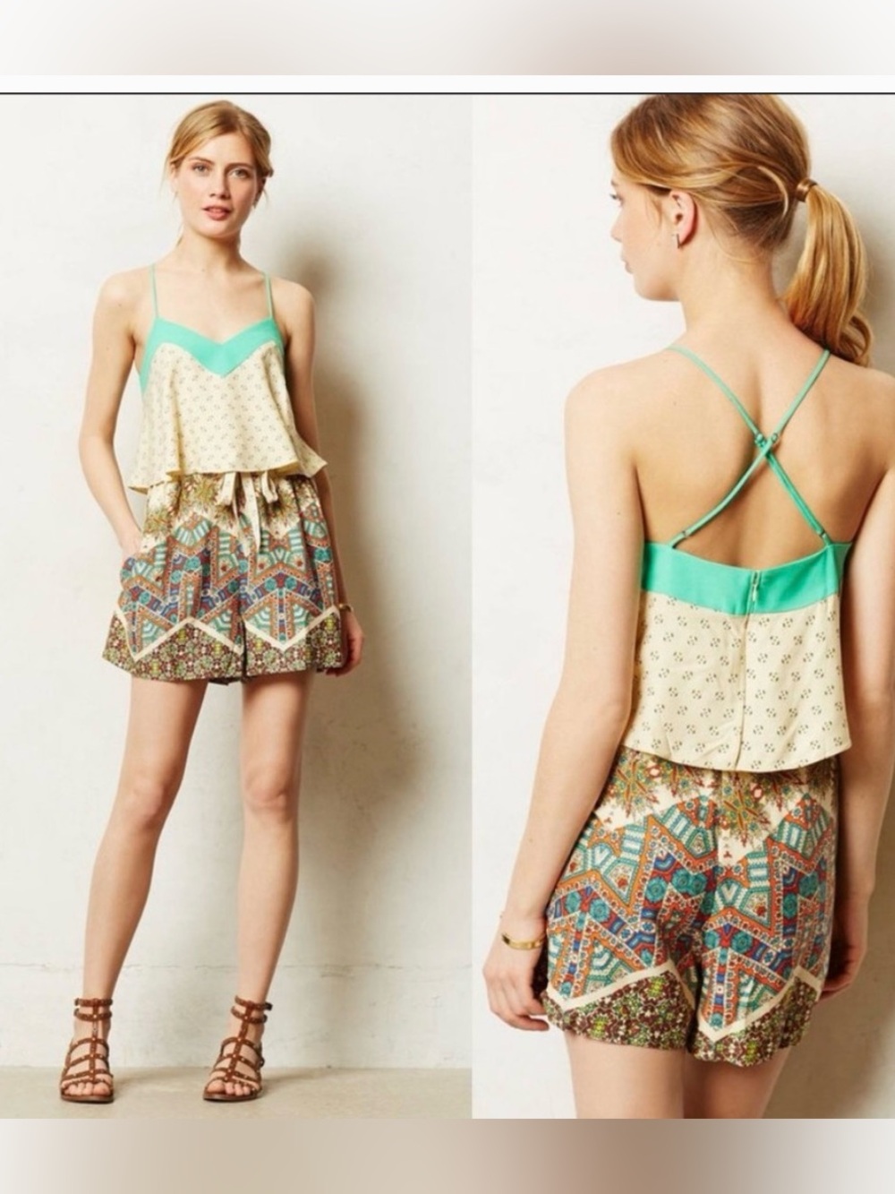 Anthropologie Mintaka Romper